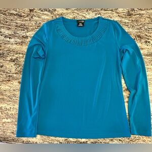 East 5th Vibrant Blue Long Sleeve Top